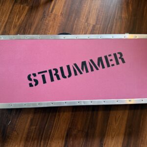 Fender Custom Shop Joe Strummer Travel Tour Flight Case Heavy Duty Pink with Leopard Interior Mint Like New