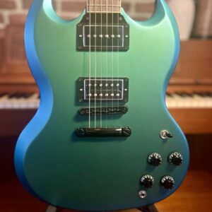 Gibson One-Of-A-Kind Blue to Green Burst with Custom Pickups/Hardware Lifton Case