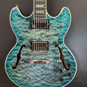 Gibson Midtown Deluxe Ocean Blue AAA Quilt Top 1 of 150 Electric Guitar