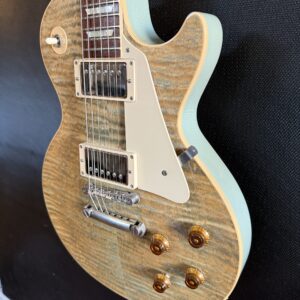 Gibson Custom Shop 59 Les Paul Burl Maple Dealer Select Mint Back Cutom Order Rare and Very Limited Possibly One of One Custom Shop Pickups Blue Denim Burst Finish 2012
